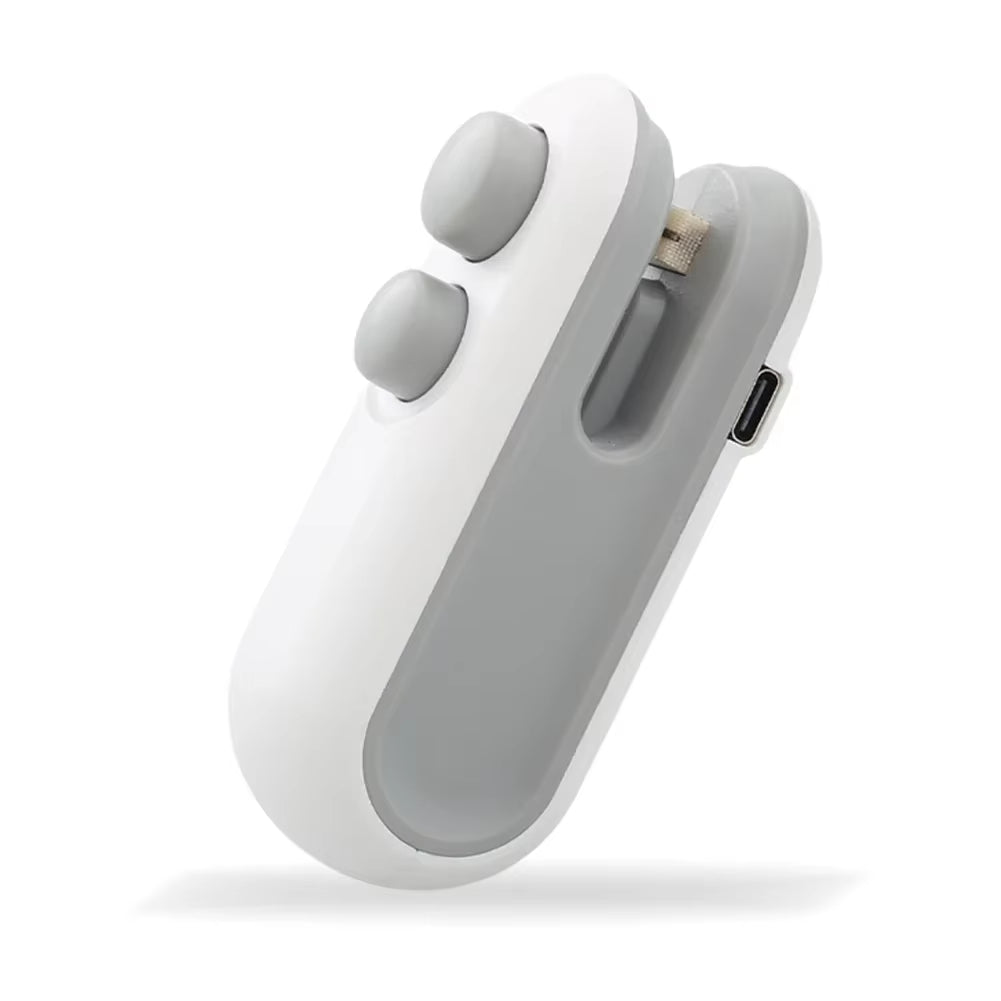 2 in 1 Sealer Cutter Multifunctional Portable Resealer Machine Handheld Bag Sealing Machine for Food Storage Snacks Freshness